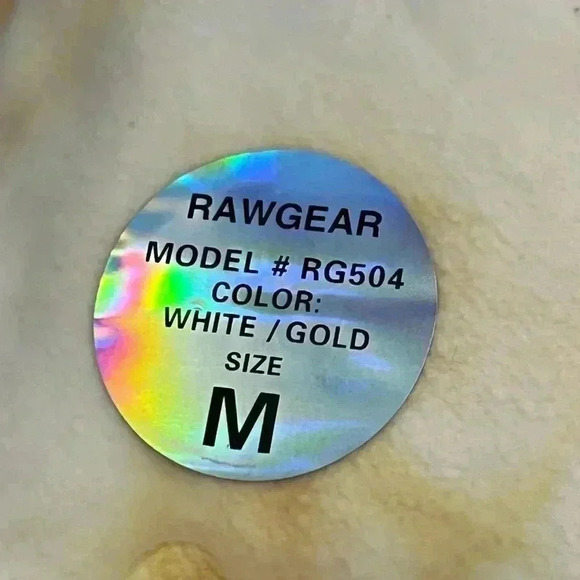 Raw Gear White/Gold Tie-Dye Hoodie Model# RG504, size Medium - Picture 11 of 12